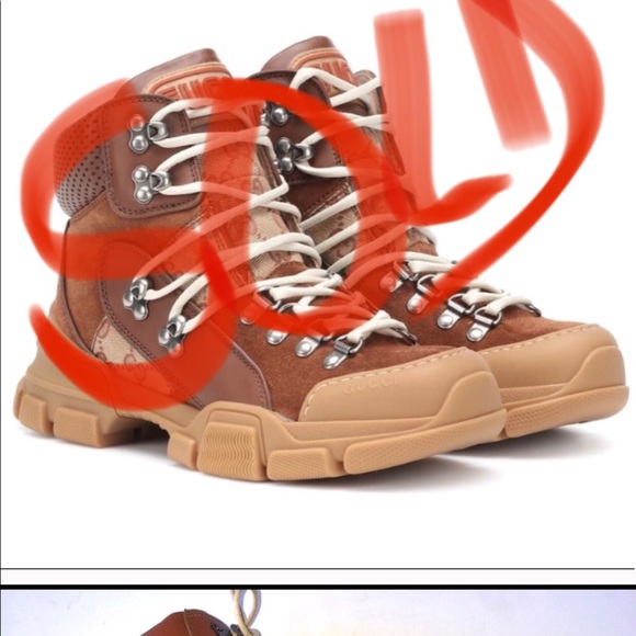 Gucci Flashtrek Trekking Boots, Authentic, EUC - Picture 1 of 7